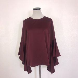 RO & DE NWT BELL SLEEVE BLOUSE, SMALL, MAR…